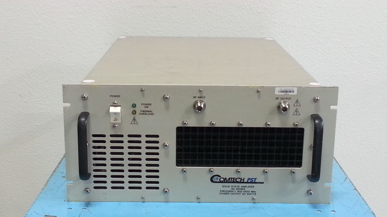 comtech-rd88258-50-linear-amplifier-800-to-2500mhz-50-watts-emc-61000-4-3-used-in-mint-conditions-0.jpg
