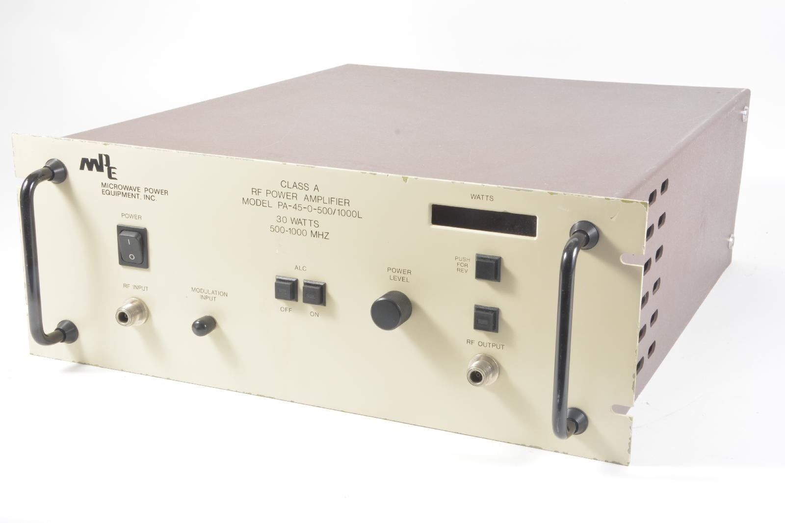 power-amplifier-mpe-class-a-rf-pa-45-0-500-1000l-30-watts-500-1000-mhz-used-equipment-0.jpg